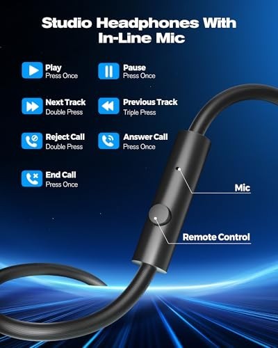 Hi-Res Over Ear Studio Headphones, 45mm Drivers, Detachable Jack, DJ & Mixing gallery