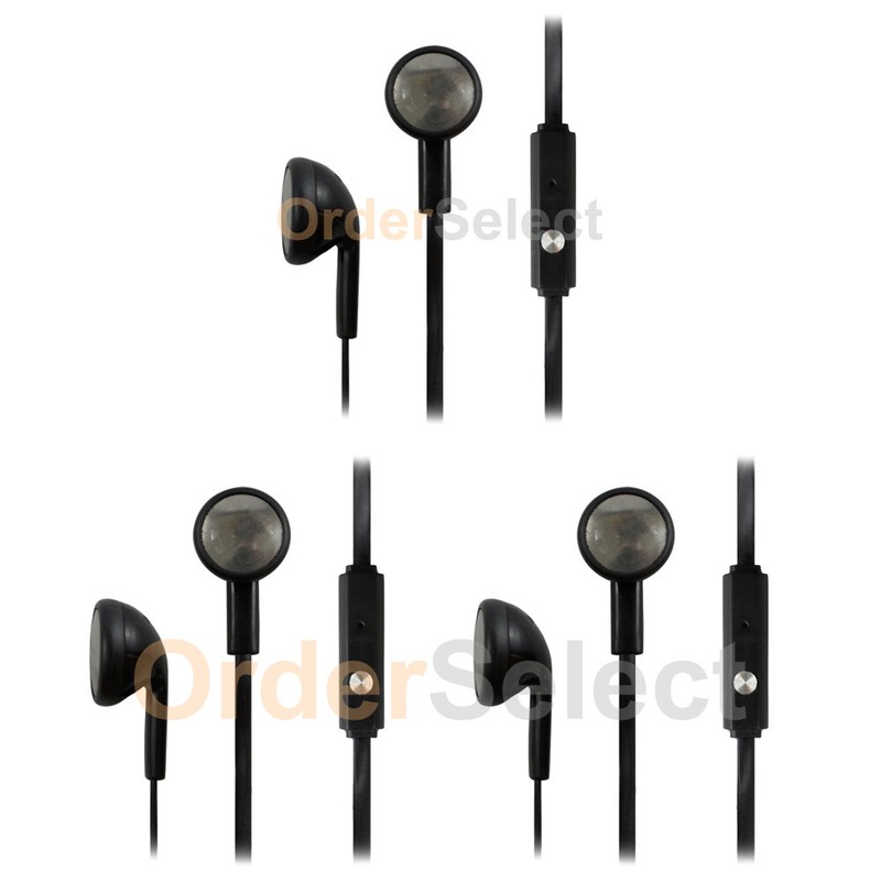 3 NEW Headphone Headset Handsfree Earbud for iPhone / Android Cell Phone HOT!