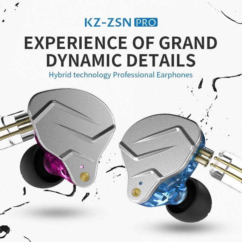 New KZ ZS10 PRO 10 Hybrid Technology Headphones Hifi Noise Cancelling Earphones gallery