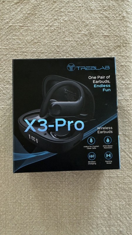 TREBLAB X3 Pro True Wireless Earbuds – Wireless Bluetooth 5.3, 145H Playtime