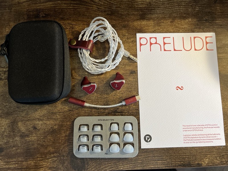 Dita Prelude Hi-Fi In Ear Monitor, Single driver. 3.5 mm And USB C. Open box gallery