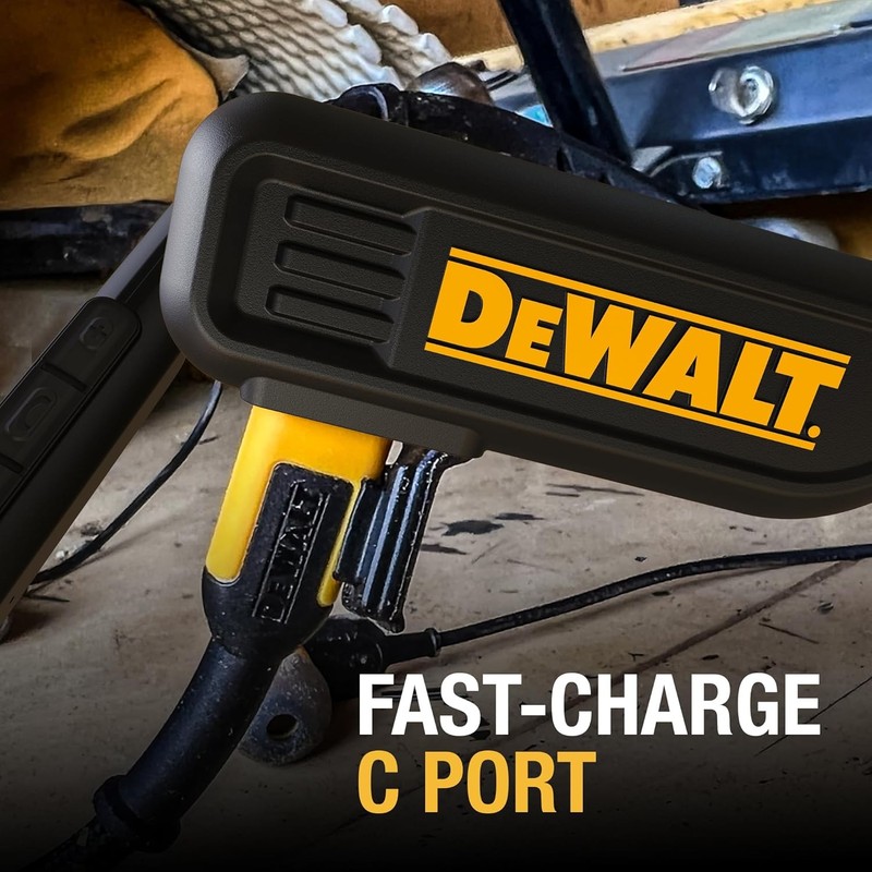 DEWALT Heavy Duty Black Edition 2-In-1 Neckband Bluetooth Headphones W/Built-In gallery