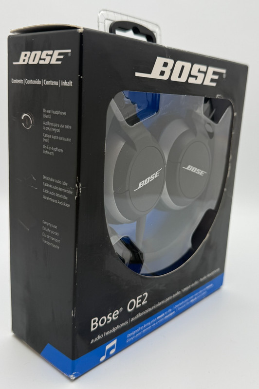 BOSE OE2 on-ear Audio Headphones 3.5mm Wired BLACK Factory Sealed NEW