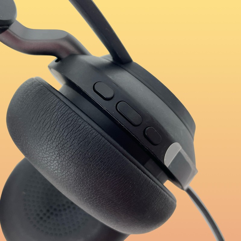 Lot of 7 Jabra Evolve2 40 Wired Headphones HSC130 Black #UL2375 gallery