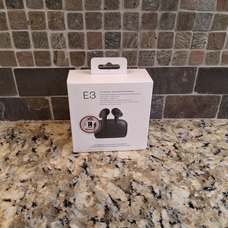Sudio E3 White, in ear, true wireless, splashproof, IPX4, Bluetooth (Black)