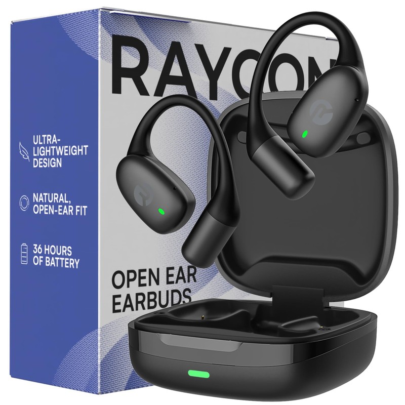 Essential Open Ear Earbuds – Open Ear Headphones, Earbuds Wireless Bluetooth,…