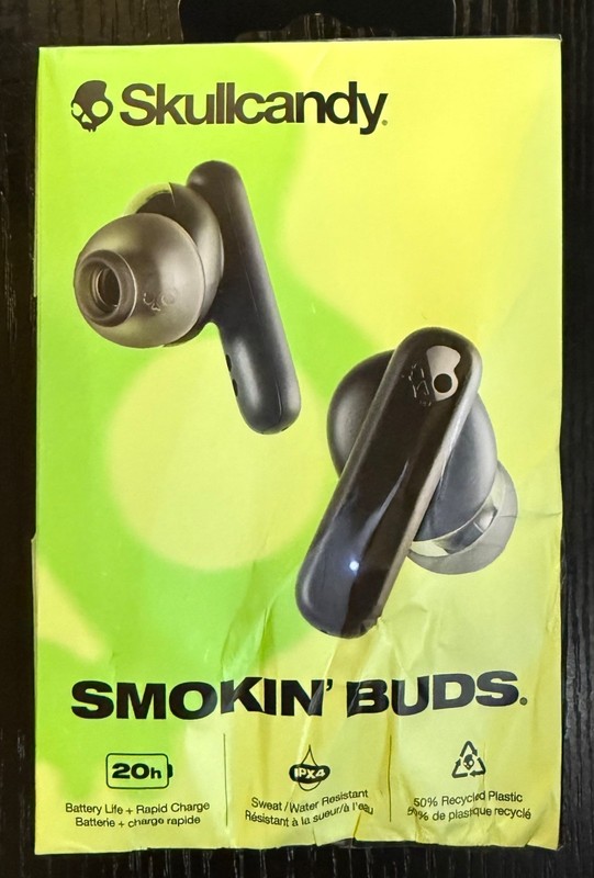 Skullcandy Smokin’ Buds XT Wireless in-Ear Earbuds True White (S2TAW-R740)