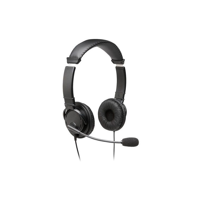 Kensington Hi-Fi Headphones with Microphone 3.5 mm / 6 ft cord, Black