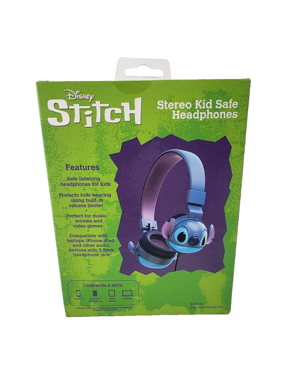 Disney® Stitch Kid Safe Headphones Volume Limiting Age 6+ Volume Limiting gallery