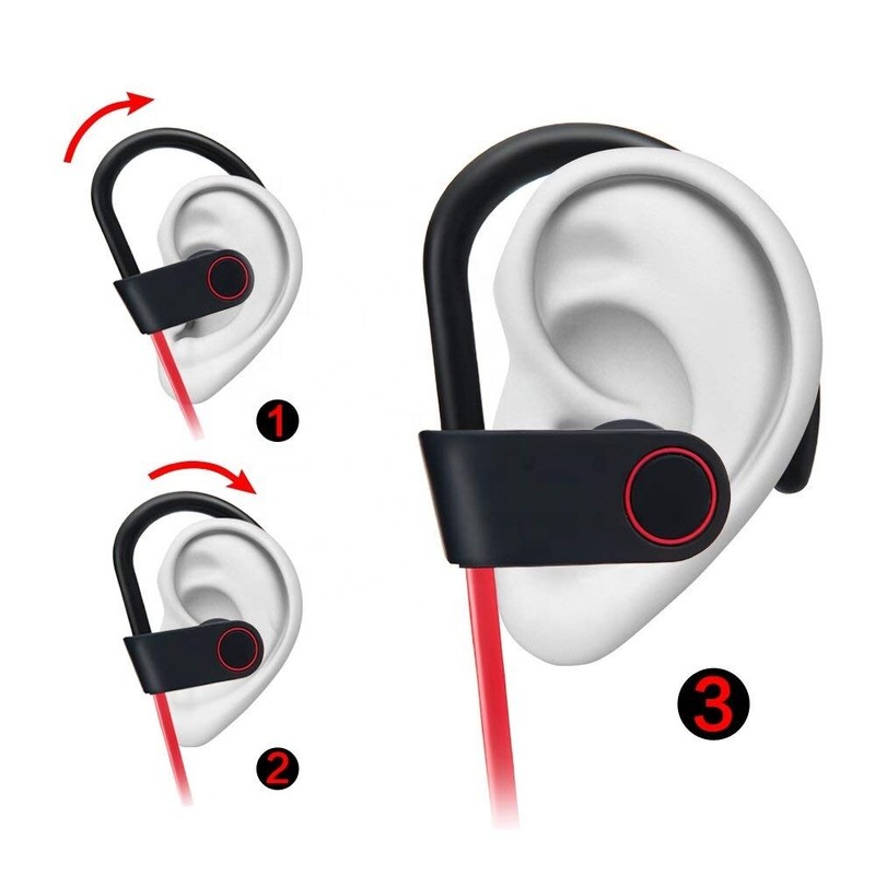 Waterproof Bluetooth 5.0 Stereo Sport Wireless Headphones in Ear Headset lot USA gallery