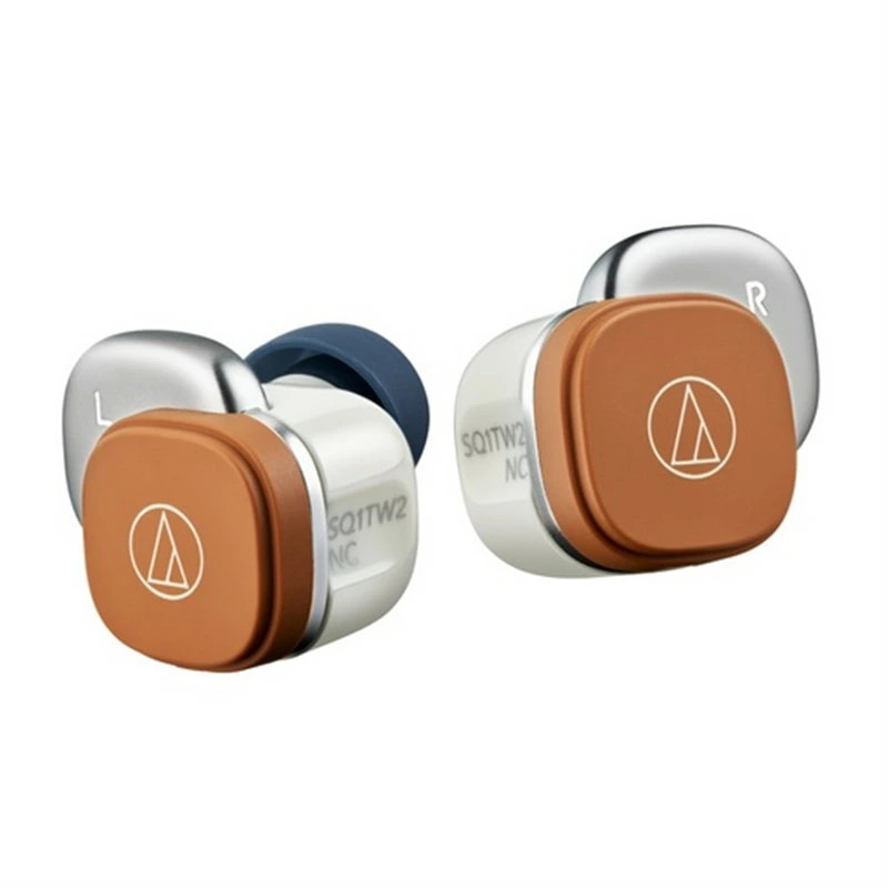 Audio-Technica ATH-SQ1TW2NC WCM True Wireless Earphones White Camel