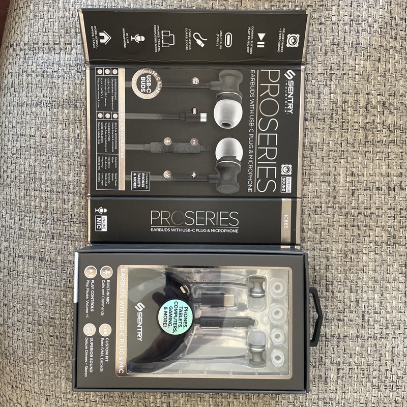 Sentry Pro Series Earbuds with USB-C Plug and Microphone (IC885) gallery