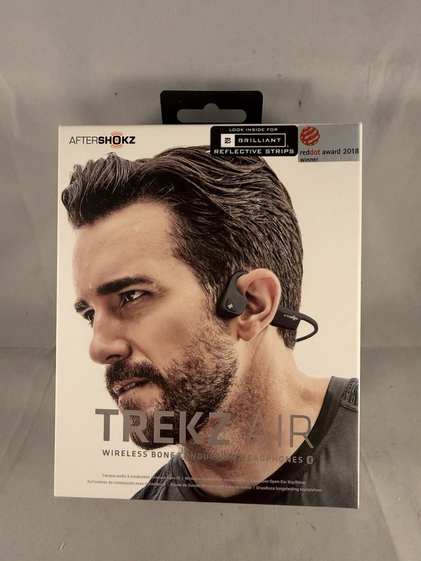 AfterShokz AS650Trekz Air Open Ear Wireless Bone Conduction HP Barely Used