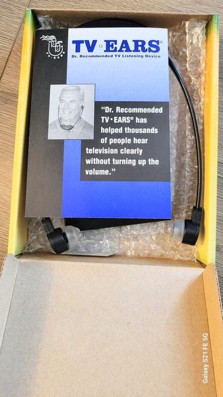TV Ears Wireless 95KHz Infrared Headset Tv Listening System 📌 gallery