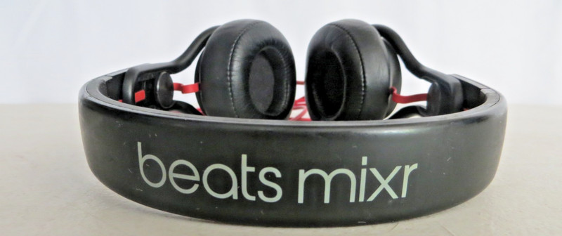 Beats by Dr. Dre Mixr On-Ear Wired Headphones 3.5mm Black/Red Controls TESTED gallery