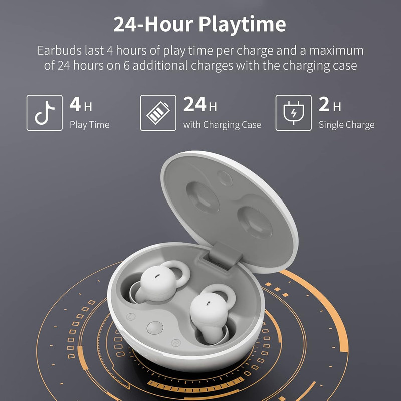 Smallest Invisible Sleep Earbuds, Comfortable Noise Blocking Wireless Headphones gallery