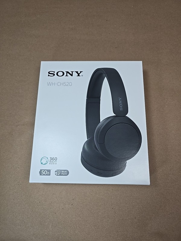 Sony WHCH520 Compact Easy Carrying Wireless Bluetooth On Ear Headphones Black