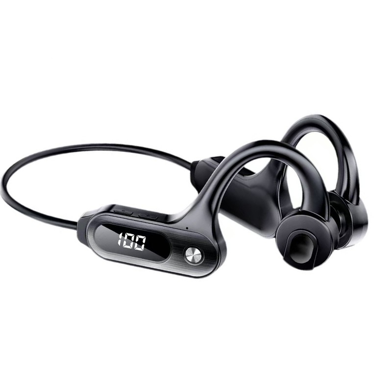 1 x Bluetooth headset Smart Touch Control LED Digital Screen Work 300mah