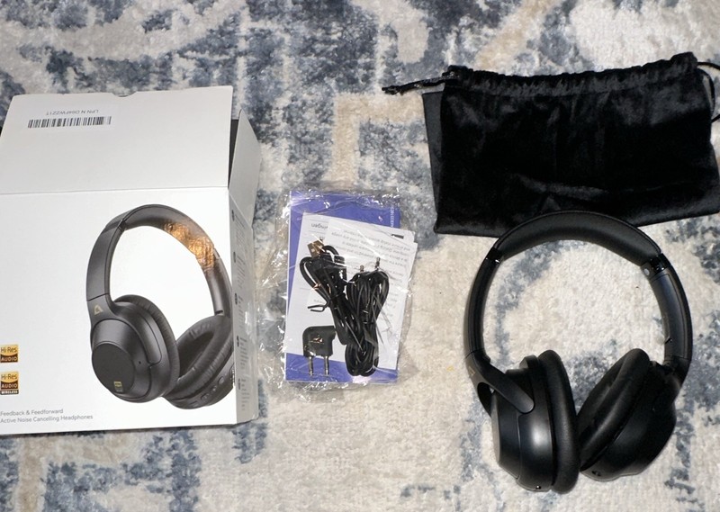 YMOO Y7Pro Noise Cancelling Wired & Wireless Headphones 100H Playtime Over Ear
