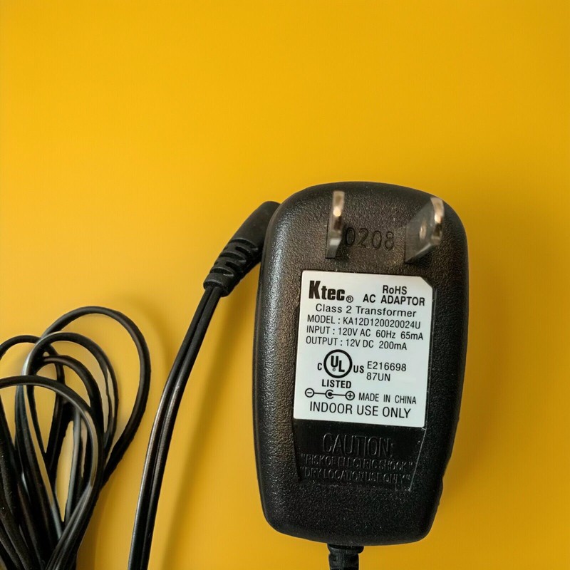 KTec TV Ears AC Power Adaptor