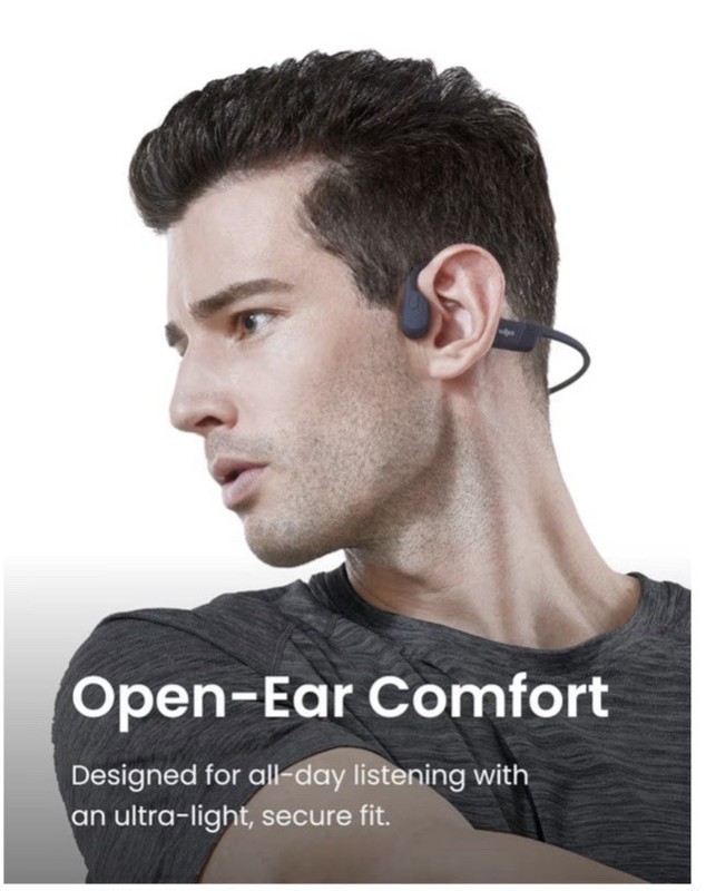 AfterShokz S803 In-Ear Bluetooth Headphones /working out IP67 Black NEW gallery
