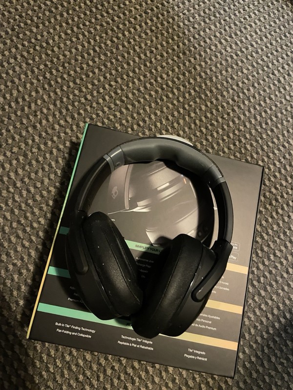 Skullcandy Crusher Evo Bluetooth Headphones Black Tile Finding Sensory Bass