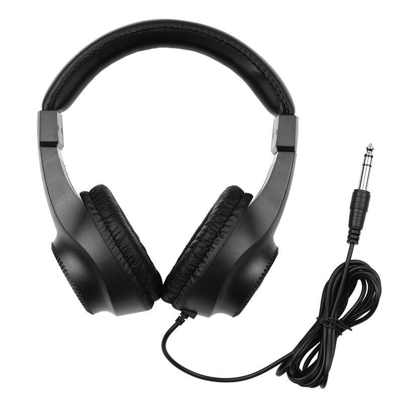 Wired Stereo Monitor Headphones Over-ear Headset W/ 50mm Driver 6.5mm Plug A9E5
