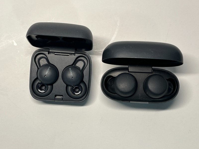 Lot of 2 Sony Bluetooth Earbuds – LinkBuds WF-L900 & LinkBuds S – For Parts