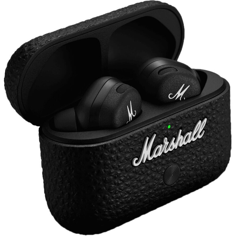 Marshall Motif II A.N.C Active Noise-Canceling Bluetooth Earbuds (Black)