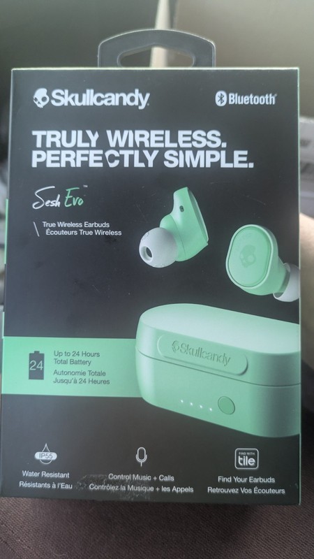 Scullycandy Sach Evo True wireless Anc Earbuds Mint Green New In Box