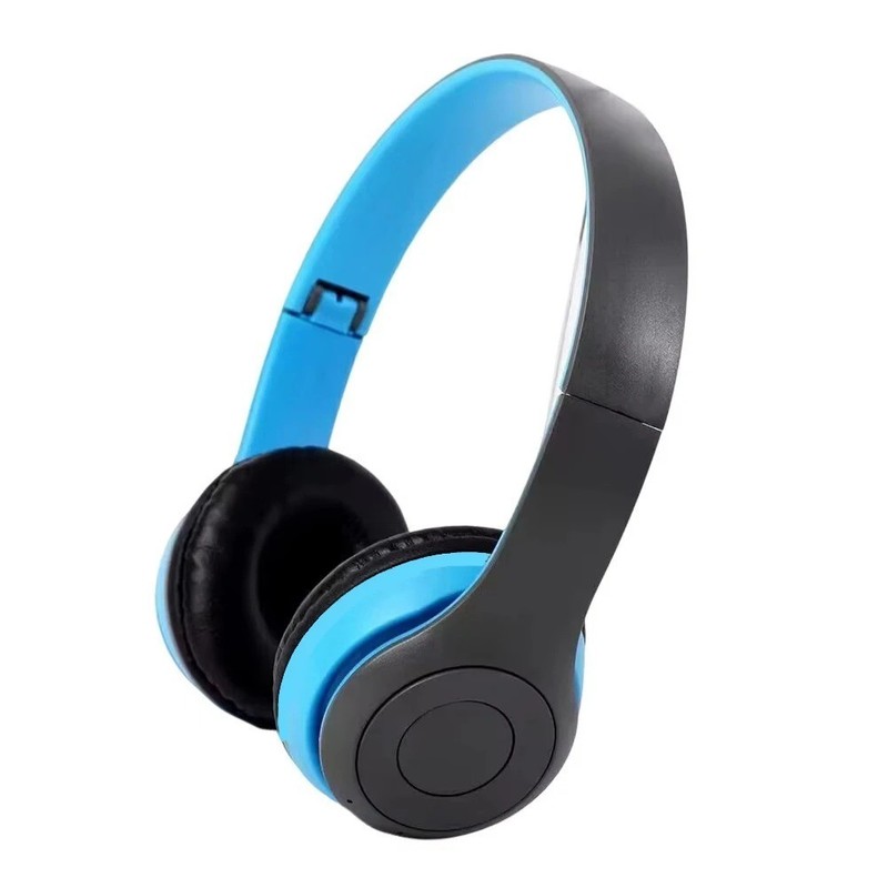 P47 Wireless Headphones Bluetooth 5.0 Earphones Foldable HIFI Stereo Bass for Mu