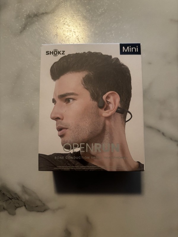 SHOKZ OpenRun MINI Wireless Bluetooth Bone-Conduction Sport Headphones – Black