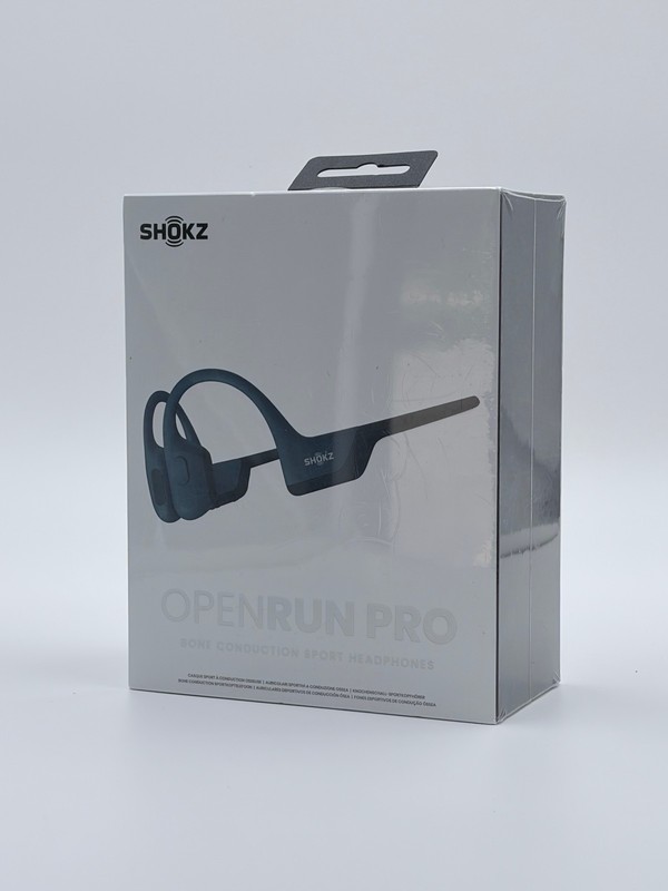 Shokz – OpenRun Pro Premium Bone Conduction Open-Ear Sport Headphones – Steel…