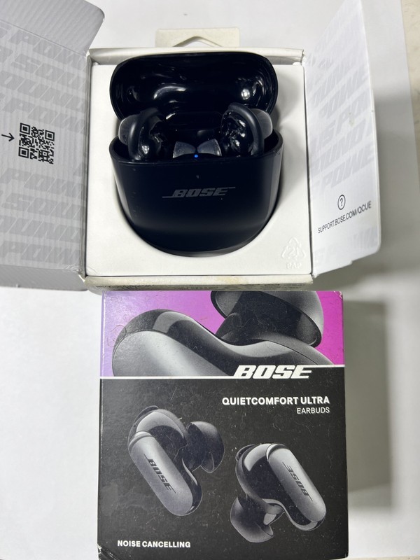 Bose QuietComfort Ultra True Wireless Noise Cancelling Earbuds – Black – 882826