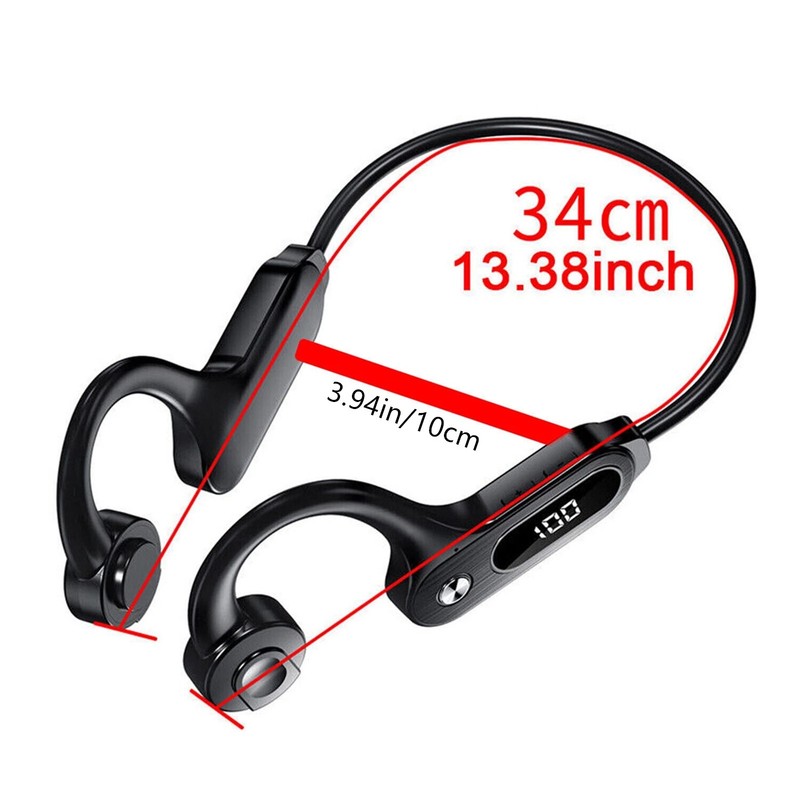 1 x Bluetooth headset Lightweight Exercise 300mah LED Digital Screen 30 Days New gallery