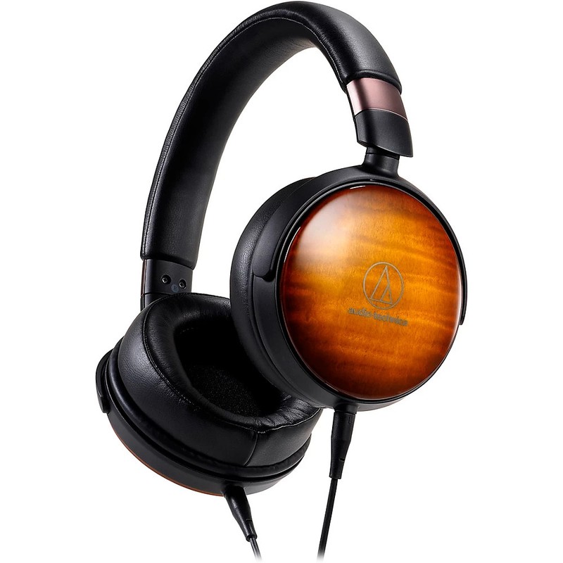 AudioTechnica Portable OverEar Wooden Headphones Flame Maple