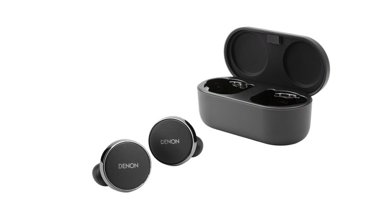Denon PerL Pro True Wireless Earbuds Noise Canceling Bluetooth Black AHC15PL New