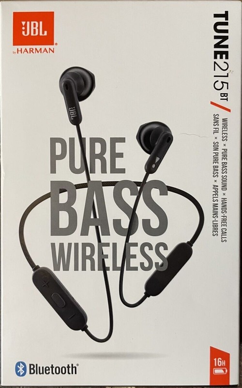 JBL Tune 215BT Bluetooth Wireless In-Ear Headphones with Mic Remote – NEW !!!