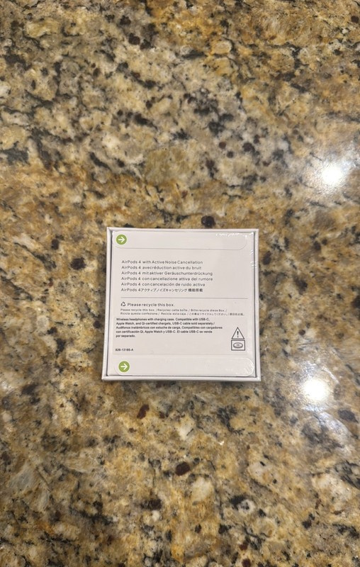 Sealed Apple AirPods 4 ANC Bluetooth Wireless In-Ear Earbuds White gallery