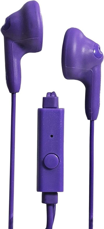 Magnavox MHP4820M-PL Gummy Earbuds with Microphone in Purple | Available in…