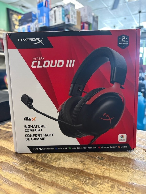 HyperX Cloud III Wired Gaming Headset (HPB028386)