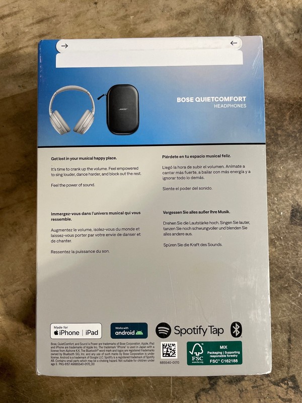 Bose QuietComfort Noise Cancelling Headphones - Moonlight Grey - 884367-1700 gallery