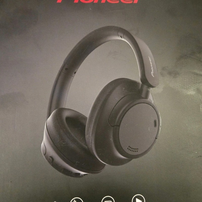 Pioneer A35-BK Bluetooth Headphones ANC USB-C Black Built-In Mic Over-Ear