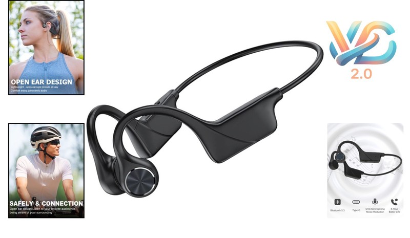 Bone Conduction Headphones Bluetooth Waterproof Open Ear Sport Headset gallery