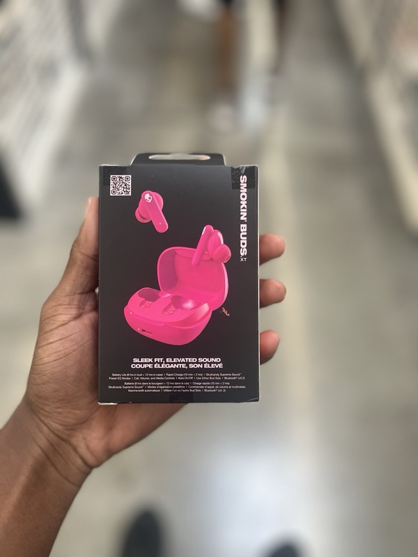 Skullcandy Smokin Buds XT True Wireless PINK Earbuds Bluetooth In-Ear Headphones