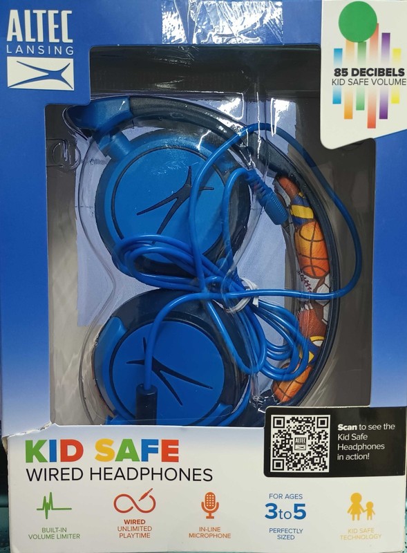 Altec Lansing Kid's Wired Over-Ear Headphones - Sports