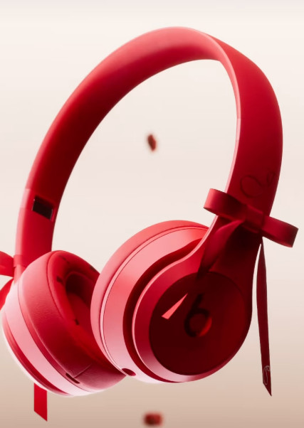 Beats Solo4 Wireless Headphones Jennie Special Edition | Ruby Red | Limited KPOP