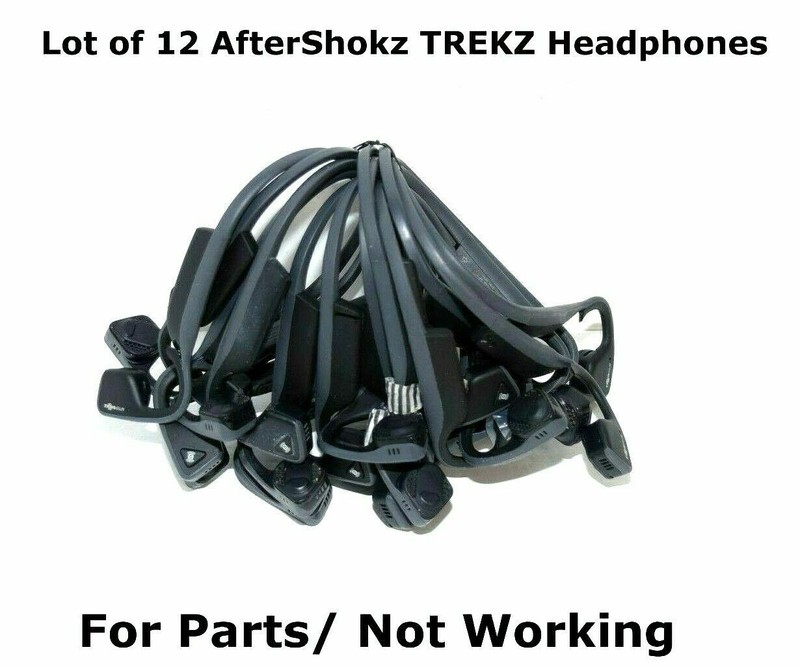 Lot of 12 AfterShokz AS600 TREKZ TITANIUM Headphones For Parts/ Not Working