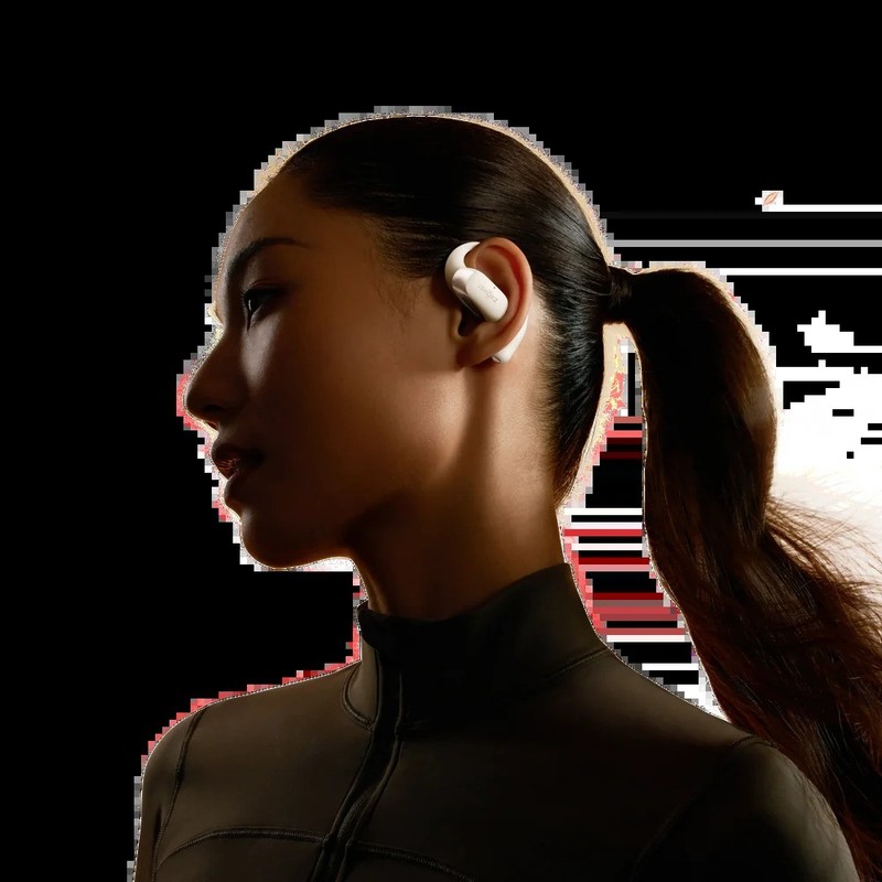 Shokz OpenFit 2 Beige Open-Ear Wireless Earbuds Bluetooth DirectPitch T920-ST-BG gallery