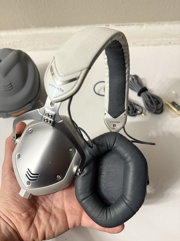 V-Moda Crossfade M-100 Over-Ear Headphones - White Silver #2 gallery